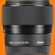 Sigma 56mm f/1.4 DC DN Contemporary Lens for Sony E - Brand New