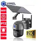 Solar Security Camera 24/7 WIFI Home 128GB ULTRA HD 2K LIVE Wireless