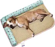 Dog Cooling Pad, Puppy Cave Cushion, Breathable Cat Sleeping Cushion, Hot Weather Puppy Cooling Pad for Living Room Backyard