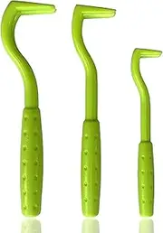 Cats and Humans Plastic Tick Puller Tick Grabber, 3Pcs Tick Remover Tick Remover Tick Puller Removal Tick Grabber,Tick Removal Tick Picker Flea Removal Tool,Tick Hook Louses Pliers Remover,Green