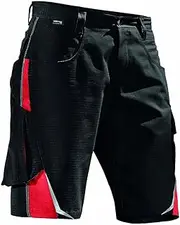 [KÜBLER Workwear] Kubler 25245353-9955-54 Shorts Pulse Size 54 in Black/red