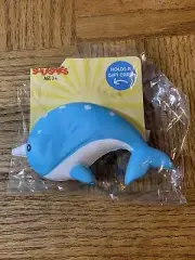 Squishies Soft 4.5" Blue Narwhal Any Occasion Gift Card Holder