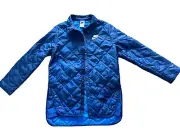 Nike Therma Fit Long Sleeve Snap Front Synthetic Fill Blue Youth Large Jacket