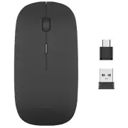 For iPad/Samsung/Macbook Type C Mouse USB C Dual Mode Rechargable Portable 3 DPI