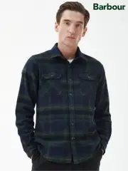 Barbour® Blue Snowcap TF 100% Cotton Shirt (AM8069) | $208