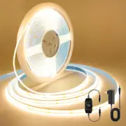 COB LED Strip, Warm White LED Strip Lights 32.8Ft, 2700K COB LED Light Dimmable