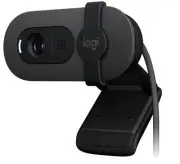 Logitech Brio 100 Full HD 1080p webcam with auto-light balance, integrated priva