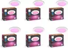 Philips Hue Smart Slim 5/6 Inch LED Downlight - White and Color Ambiance Color-C