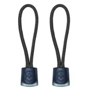 New Victorinox Swiss Army Knife Two-Pack Black Lanyard / Paracord Zipper Pull