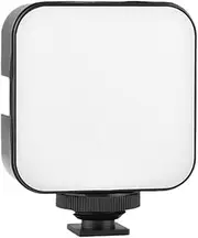 domoi 1 PCS Mini LED Video Light Dimmable 6500K Fill Panel Lamp for Camera Smartphone Laptop