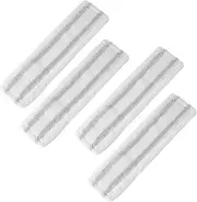Replacement Microfibre Mop Cover Compatible with Karcher WV1 WV2 WV5 WV6 Plus Window Vacuum Cleaner Spray Bottle Accessories Window Cleaner Replacement Parts Pack of 4
