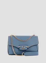 GUESS Women's Blue Nastra Crossbody Bag