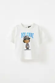 [Cotton On Kids] Cotton On Kids - Ice Cube Short Sleeve Tee - Lcn mt vanilla/cartoon ice cube 3-6M LCN MT VANILLA/CARTOON ICE CUBE