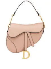 Dior Saddle Bag in Blush Grained Calfskin