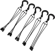 BESPORTBLE 5Pcs Plant Pot Hanger Hooks Sturdy Flowerpot Holders for Outdoor Plants Rotating Design for Easy Use for Balconies and Dining Tables