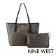 【NINE WEST】DELAINE 兩用子母包-LOGO咖啡(127323)