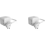 2x Ultracharge Power Cube 3-Socket/4-USB Port Plug AU/NZ Adapter Outlet White