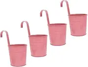 CAXUSD Aesthetic Wall Plant Hanger Iron Flowerpot Hanging Planter for Balcony Patio Garden