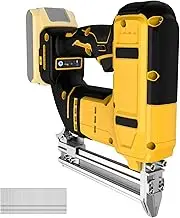 18 Gauge Cordless Brad Nailer for Dewalt 20V MAX Battery, Battery Powered Nail Gun with 1000 Nails, Lightweight Electric Nail Gun for Woodworking, DIY, Framing & Home Improvement