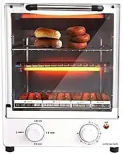 Electric Toaster Oven Oven Household Electric Oven Cooking Grill, Bake, Toast Double-Layer Vertical Oven Baking Cake Bread Machine 30 Minutes Timer