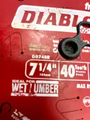 Diablo Saw Blade Finish / Plywood 7 1/4 with 40 teeth # D0740