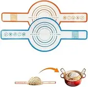 2 PCS Silicone Bread Sling for Dutch Oven, Oven Liners, Heat Resistant Non-Stick & Easy Clean, Reusable Bread Baking Mat with Long Handles, for Transferable Dough Pastry, Placing Bread,2 Colors