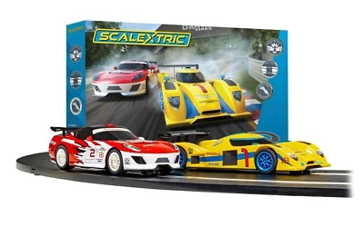 Scalextric Speed Supreme GT vs LMP 1:32 Scale Slot Car Race Set C1420T