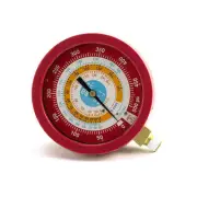 Yellow Jacket 49517 3-1/2" L/F Pressure Gauge, F, R-134A/404A/407C