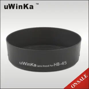 又敗家｜uWinka副廠遮光罩HB-45遮光罩可反裝倒扣相容Nikon原廠遮光罩適Nikkor 18-55mm F/3