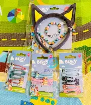Bluey hair accessories set