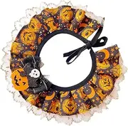 WeiLaiKeQi Halloween Pet Collar Costume Cat Dog Scarf Photo Props Adjustable Collar for Small Medium Girls Boys Cats and Dogs Puppy, XXL