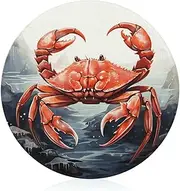 Chopping Blocks, Red Crab Sea Printed Chopping Block,fruit Chopping Block,thickened Chopping Block,round Chopping Block