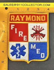 VINTAGE NEBRASKA NE RAYMOND FIRE MED DEPT PATCH LANCASTER COUNTY