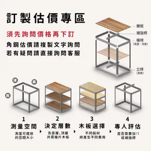 【空間特工】鍍鋅免螺絲角鋼架【訂製專區】台灣製｜角鐵架｜洗衣機架｜魚缸架｜展示架｜陳列架｜倉儲架｜電器架｜收納架｜組合架