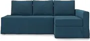 [TLYESD] Polyester Loose Fit Friheten Sleeper Sofa Cover for IKEA Friheten 3 Seat Sofa Bed Slipcover and Sectional Chaise Sofa Cover