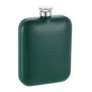 5.5oz/160ml Stainless Steel Hip Flask for Camping Hiking Outdoor Activity Green