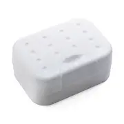 5Pcs Portable Travel Soap Box(White)