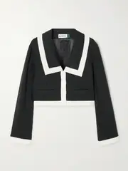 [RIXO] RIXO - Selita Bouclé Jacket - Black - UK 10 UK 10 Black