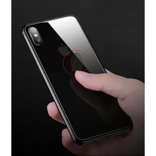 背膜 鋼化玻璃膜 【PH517】iPhone X 7 6S 8 Plus 5S 4S SE 玻璃保護貼 背貼 犀牛盾邊框