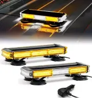 14'' 120 LED Emergency Strobe Rooftop Double Side Light Bar Warning Flash Lamp
