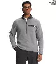 The North Face Mens Gordon Lyons Quarter-Zip Pullover Gray XXL NWT