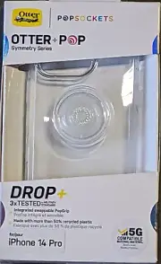 OtterBox Otter + Pop Symmetry Clear Case For Apple iPhone 14 Pro - Clear