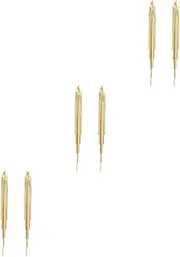 [VALICLUD] 3 Pairs Gold Earrings Dangle Tassel Earring Set for Summer Beach Party