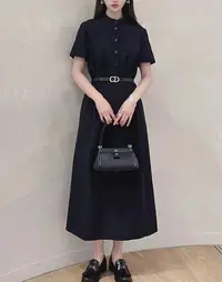 在飛比找Yahoo!奇摩拍賣優惠-巴莉plus【代購】dior黑色連身洋裝
