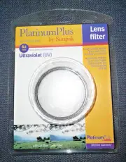 62mm Platinum Plus Ultraviolet (UV) Lens Filter by Sunpak (New)