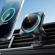 ESR for Qi2 15W MagSafe Car Mount Charger CryoBoost, Phone Cooling, Qi2-Certified MagSafe Car Charger, Air Vent/Dashboard Magnetic Wireless Car Charger for iPhone 16 15 14 13 12,Galaxy S25,Fast Charge