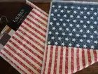 RALPH LAUREN AMERICAN FLAG Patriotic STARS STRIPES Red Blue TABLE RUNNER