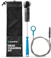 HydraPak Gear Cleaning Kit - Bristle and Wire Tube Brush Set - BPA & PVC Free - Cleans Hydration Reservoirs and Bladders, Water Containers