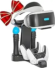 Skywin VR Charging Stand - PSVR Charging Stand to Showcase, Display, and Charge your PS5 VR (PS5 Controller) (PS5)
