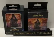 Disney Lorcana! - Rise Of The Floodborn Mulan Sleeves + Deck Box Bundle
